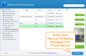 extractor ibackup