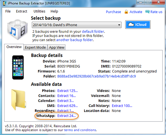 free iphone backup extractor best