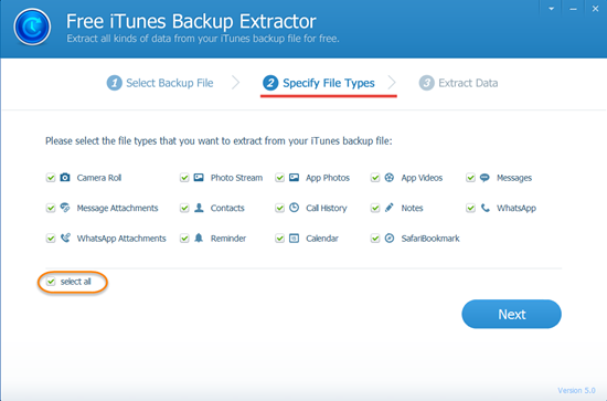 Browse and Extract Files from iPhone Backup