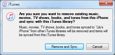 Manually Sync iTunes Music to iPhone 