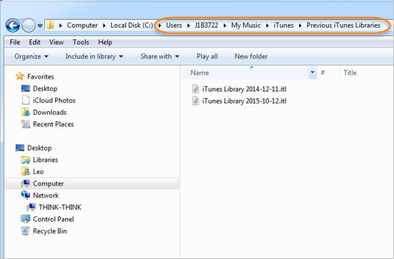 Rebuild iTunes Library in Windows and Mac OS 