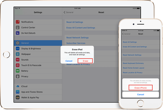 How to Erase iPhone without Apple ID passcode and Computer