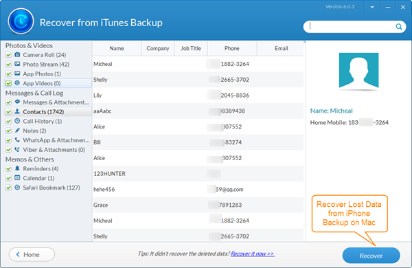 ibackup extractor for mac