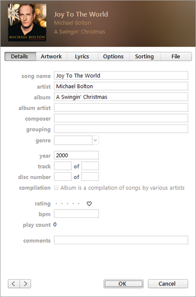 Edit the Tags of Your Music in iTunes for Better Categorize