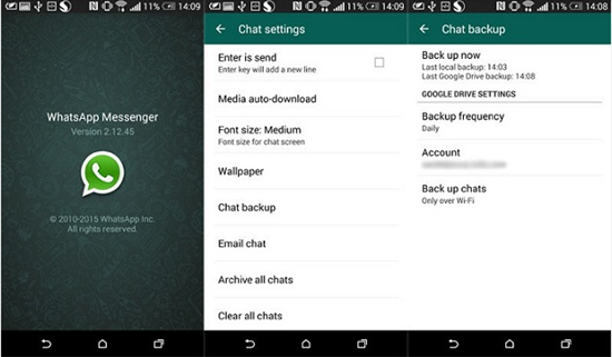 Transfer WhatsApp Messages from Android to iPhone via Backup