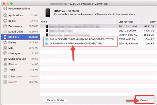 An Alternative Way to Delete iPhone Backup on Mac