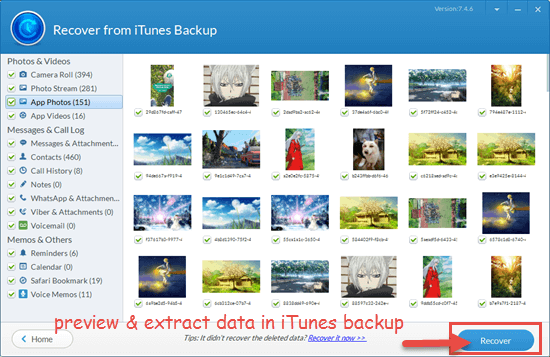 Preview and Extract Data You Need before Deleting Backup