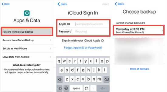 Recover Permanently Deleted iPhone Photos from iCloud Backup