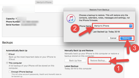 Recover Permanently Deleted iPhone Photos from iTunes Backup